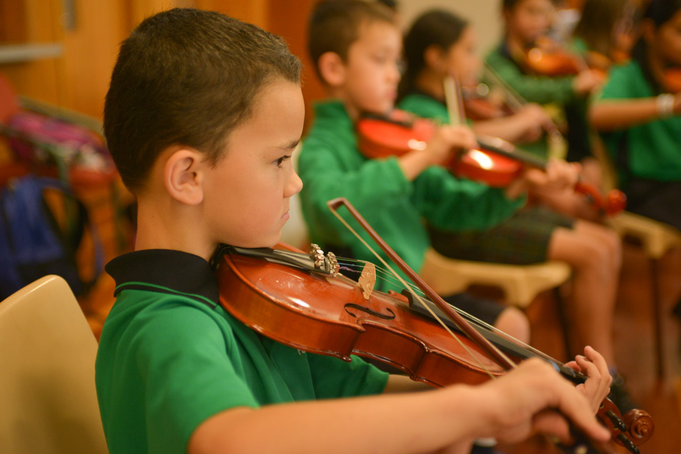Manukau Youth Orchestra String Programme at Hillpark School